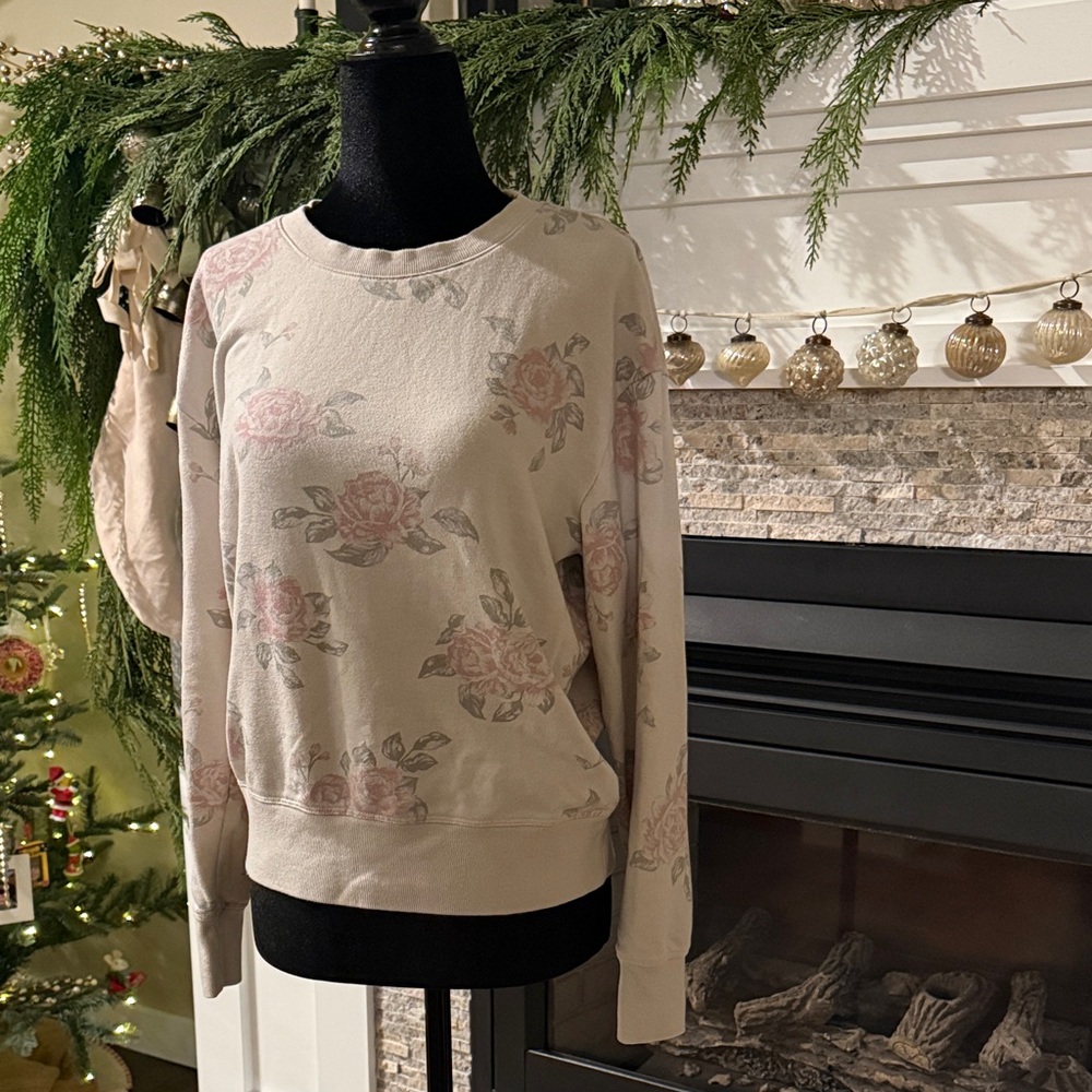 Floral Print Sweatshirt